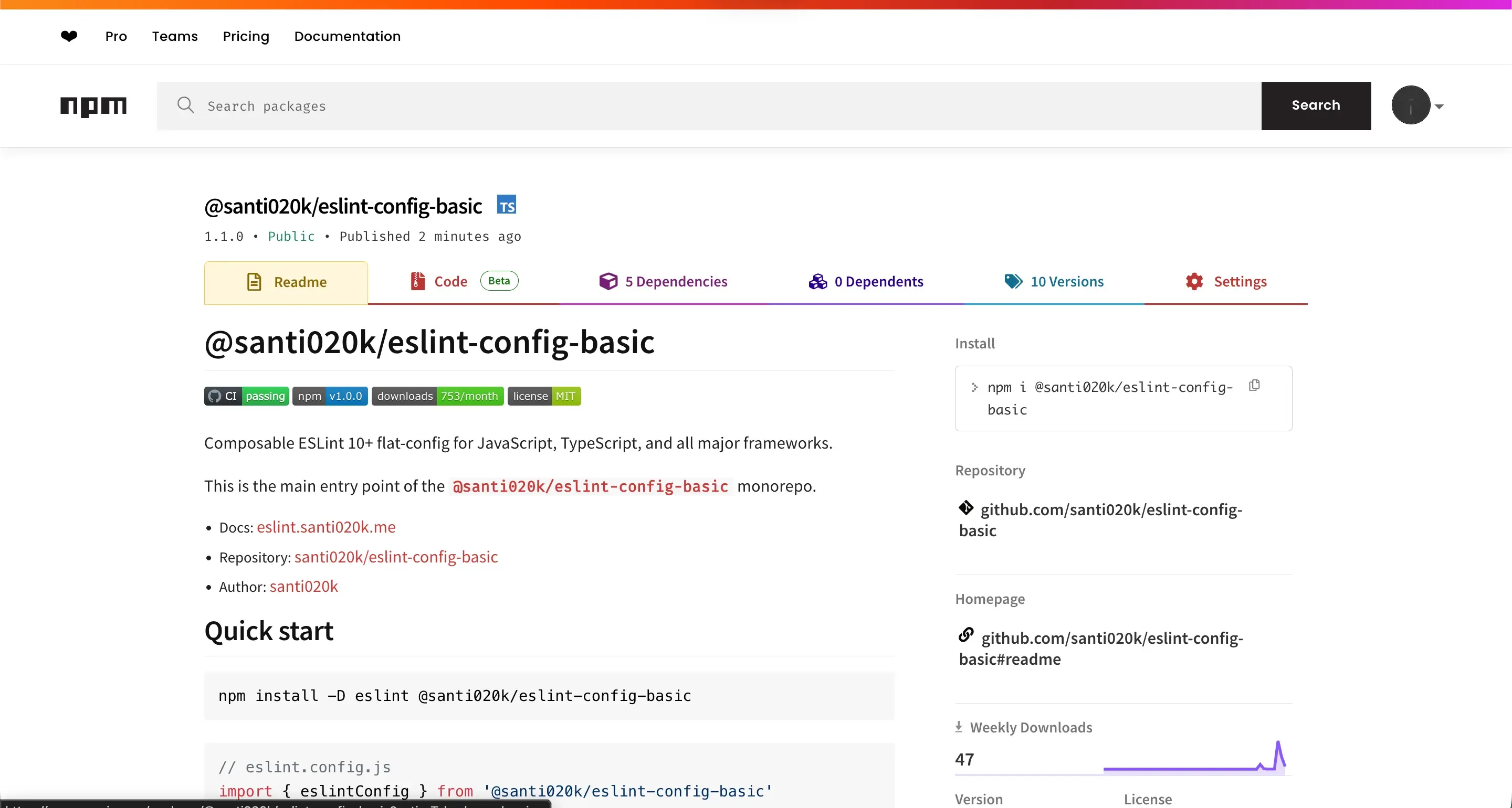 NPM Package